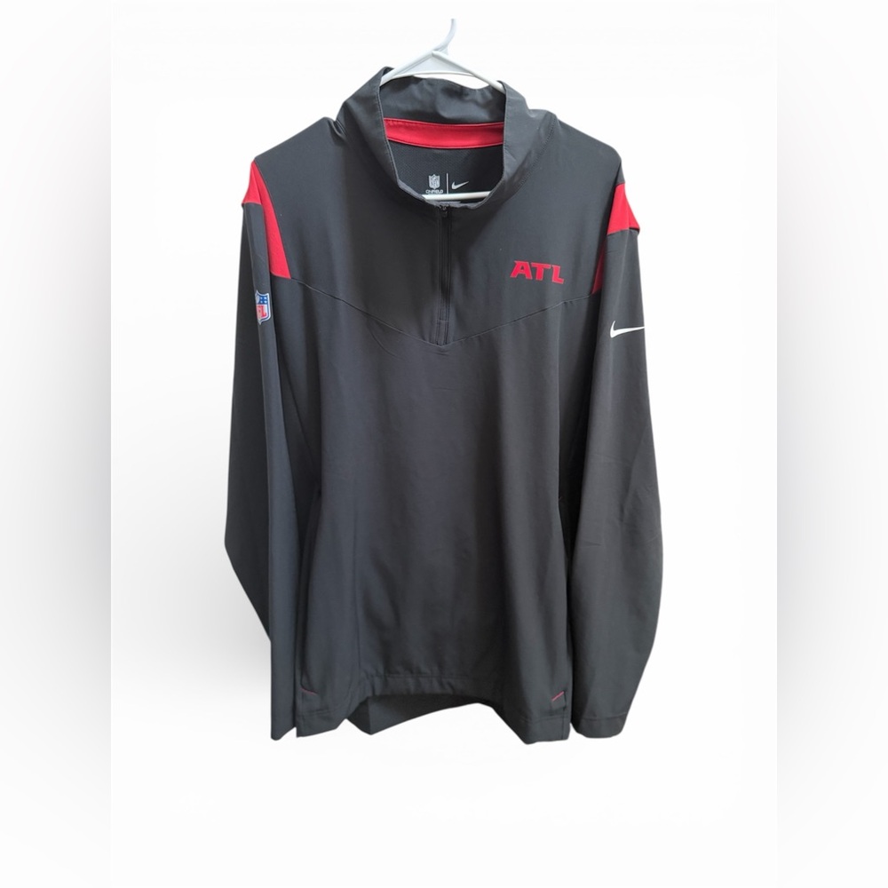 Nike Black and Red Atlanta Falcons Quarter-Zip